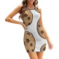 thumbnail image 1 of Jc'S Robe Élégante Douce pour Biscuits aux Pépites de Chocolat Femmes Coréenne Kawaii Col Carré Robe Biscuits aux Pépites de Chocolat Nourriture Mignonne, 1 of 5