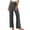 B0 Dark Gray Womens Pants Under $5, variant on Pants Under $5 ! Yrmaups Women Wide Leg Pants Casual Ribbed Knit High Elastic Waist Pants Loose Fits Fall Comfy Solid Color Soft Ruffled Bell Bottoms Stretchy Yoga Trousers