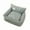 Green A, variant on Cats Bed Cute Soft Plaid Pet Sleeping Bed 18.5x16.54in & 20.47x18.5in Washable Warm Portable Cat Bed for Small Medium Pets Green