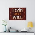 thumbnail image 2 of Inspirational Wall Art I Can And I Will Wall Art Motivational Motto Inspiring Prints Artwork Decor Ready to Hang Unframed, 2 of 9