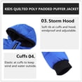 thumbnail image 4 of Hiheart Boys Winter Padded Coats Outwear Puffer Jacket, 4 of 5