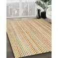 thumbnail image 2 of Ahgly Company Indoor Rectangle Contemporary Brown Gold Abstract Area Rugs, 8' x 10', 2 of 6