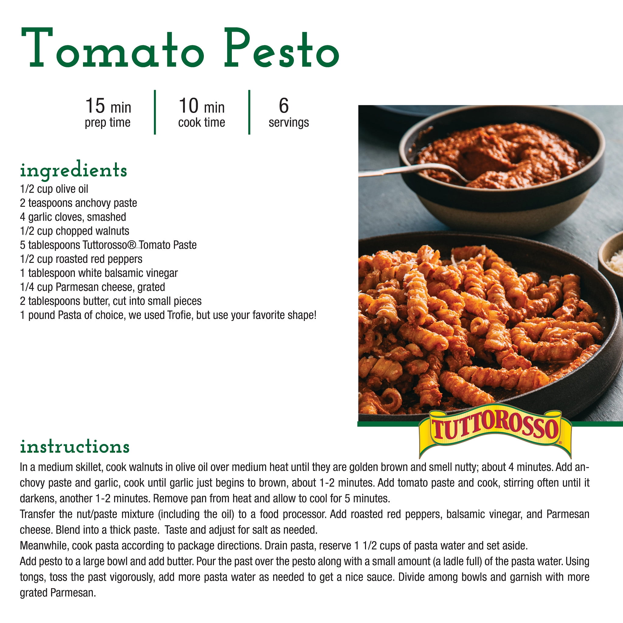 (9 pack) Tuttorosso Tomato Paste, 6 oz Can