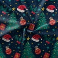 thumbnail image 4 of Resicozy Womens Christmas Scrub Tops Fun Short Sleeve V Neck Xmas Print Nursing Uniforms with Pocket Dark Green 3 S, 4 of 4