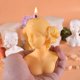 thumbnail image 2 of Wdftyju Molde de silicona para velas de yeso de aromaterapia, estatua de cera hecha a mano, molde de jabón para velas Wdftyju 6yr4xz3jb0yg8ru2D02, 2 of 6