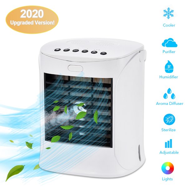 Prokth 3 In 1 Air Conditioner Fan Portable Mini Mute Air Purifier Humidifier Air Cooler For Bedroom Car Office Walmart Com Walmart Com