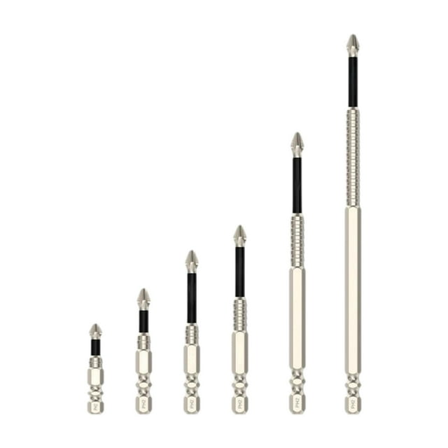 6pcs destornillador taladro antiploqueo accesorios de herramientas altas inserciones de inserción de destornillador eléctrico para controladores de