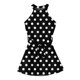 thumbnail image 5 of Girls' Summer Dress Kids 2025 Sleeveless Polka Dot Dress with Belt Cute Summer Casual Sundress for Kids Lightweight and Comfortable ,Sie:150, 5 of 6