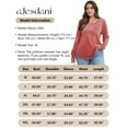 thumbnail image 6 of a.Jesdani Womens Plus Size Sweatshirts Soft Crewneck Pullover Sweatshirt Fall Warm Womens Long Sleeves Tops M, 6 of 12