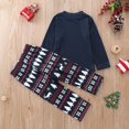 thumbnail image 6 of Christmas Pajamas Matching Set for Family Long Sleeve Top Pants Printed Sleepwear 2 Piece Pjs Sets Winter Clothes, Kid, 10 Years, 6 of 6