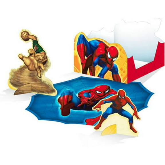 Spider-Man 'Spider Sense' Deluxe Punch-Out Table Decoration Book (91pc)