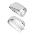 thumbnail image 3 of Paire de coques de rétroviseur chromées argentées, boîtier de rétroviseur latéral étanche et résistant à la chaleur pour CRV 2003 2004 2005, 3 of 4