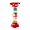 thumbnail image 2 of Lipstore Infant Baby Rain Sound Tube Toy with Triple Barrier Design Sand Timer Rattle Red, 2 of 8