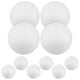 thumbnail image 3 of 6 piezas de espuma blanca de poliestireno esferas huecas para manualidades de bricolaje decoraciones de boda suministros de pintura, 3 of 5