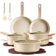 thumbnail image 1 of Juego de ollas y sartenes antiadherentes de 14 piezas, juego de utensilios de cocina de cerámica, juego de cocina no tóxico, libre de PFAS y PFOA, 1 of 8