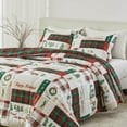 thumbnail image 6 of 3-Piece Christmas Down Alternative Comfort Set with Shams (King/California King, Holiday Patchwork), 6 of 6