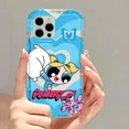 thumbnail image 1 of Clear Phone Case for iPhone 15 14 13 12 11 Pro Max XR XS X 8 7 6 6S Plus SE 2020 Cartoon P-Powerpuff Girls Shockproof Back Cover, 1 of 7