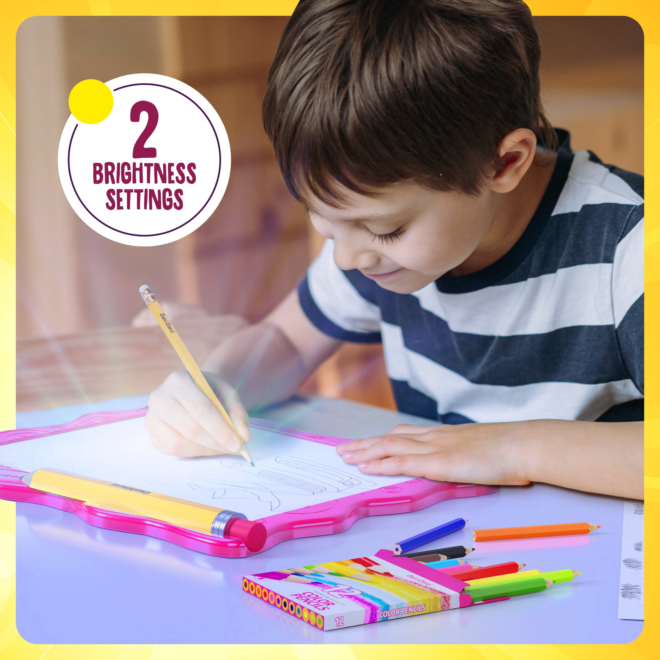 Light Up Tracing Pad for Kids - Craft Kit for Girls & Boys - Birthday Toy Gifts  Ideas - Arts & Crafts Writing Drawing Tracer Board