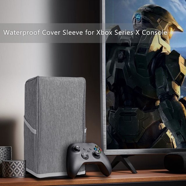 Funda a prueba de polvo para la funda protectora de la funda de la consola de juegos Xbox Series X (gris)