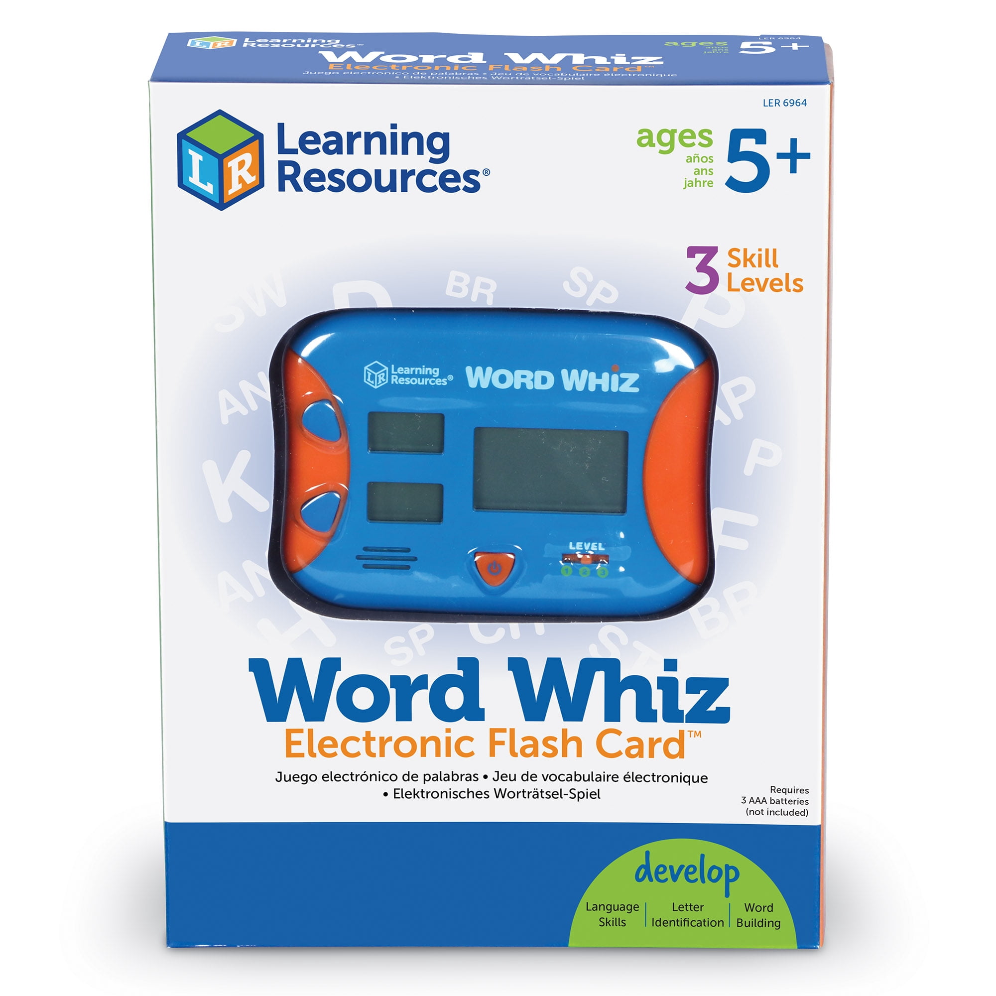 DWE教材セット Fun with Words/Fun and Games Learning Resources Word Whiz Electronic Flash Card Reading Game