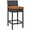 Espresso Orange, variant on Modway Convene Outdoor Patio Fabric Bar Stool in Espresso Orange