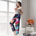 thumbnail image 5 of Rateoe Starry Sky Colorful Donut Pattern Women’s Ultra-Soft Comfy Pajama Lounge Pants Sleepwear,Comfortable Lounge Wear,lightweight Pajamas, Casual Home Wear-Large, 5 of 6
