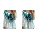 thumbnail image 1 of sweethay Camisa de mujer Poliéster Cuello en V Estampado de flores Lavable Adorable Elegante Blusa Interior Exterior Oficina en casa Camisas Type32 NO32, 1 of 6