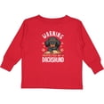 thumbnail image 3 of Inktastic Protected by a Dachshund Dog Boys or Girls Long Sleeve Toddler T-Shirt, 3 of 5