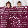 thumbnail image 4 of Gifts for Grandma, Birthday Gifts for Grandma, Kainsy I Love You Grandma Gift Blanket, with Printed Blanket, Unique Grandma Gift from Granddaughter or Grandson, Thanksgiving, Christmas, 4 of 8