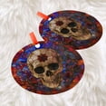 thumbnail image 3 of All-Seeing Skull: Ornament Style Wall or Window Hanging, 2025, Holiday Decoration, Seasonal Keepsake Gift, Unique Collectible, Window Hanging, Home 2025, Holiday Decoration,, 3 of 5