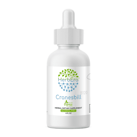 Wild Geranium Extract (Cranesbill Alcohol-FREE Herbal Extract Tincture, Super-Concentrated Cranesbill (Geranium maculatum, Wild Geranium) Dried)