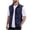 Blue, variant on Mens Vests Outdoor Work Safari Hunting Fishing Travel Photo Sleeveless Waistcoat Cargo Vest Gilet Multi Pockets Red M