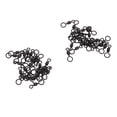 thumbnail image 4 of Carp Fishing Swivels,50pcs Fishing Barrel Bearing Fishing Hook Connector Rolling Swivels Stainless Steel Snap Fishhook Lure Swivels Tackle Precision Engineered, 4 of 14
