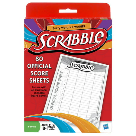 Scrabble Score Sheets - 80 sheets