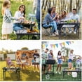 thumbnail image 6 of Portable Camping Grill Table – Adjustable Height, Lightweight Outdoor Table with Mesh Storage Bag and Carry Handle (Medium), 6 of 6
