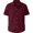 F130-Wine, variant on FYDUU Boys Dress Shirts Casual Button Down Shirt Short Sleeve Solid Color Classic Fit School Uniform Tops Summer Shirts School Wear Stylish Clothes