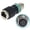 straight head-8P female connector, variant on Durability 12mm 8Pin A type to RJ45 Adapter IP68 Protections for Harsh Environment 10Gb/s Data Transmission Cat6/Cat5e