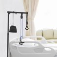 thumbnail image 2 of Trapeze Bar for Bed Mobility Aids, Hospital Stand Assist Lift for Elderly Standing Aid Helper (Black), 2 of 9
