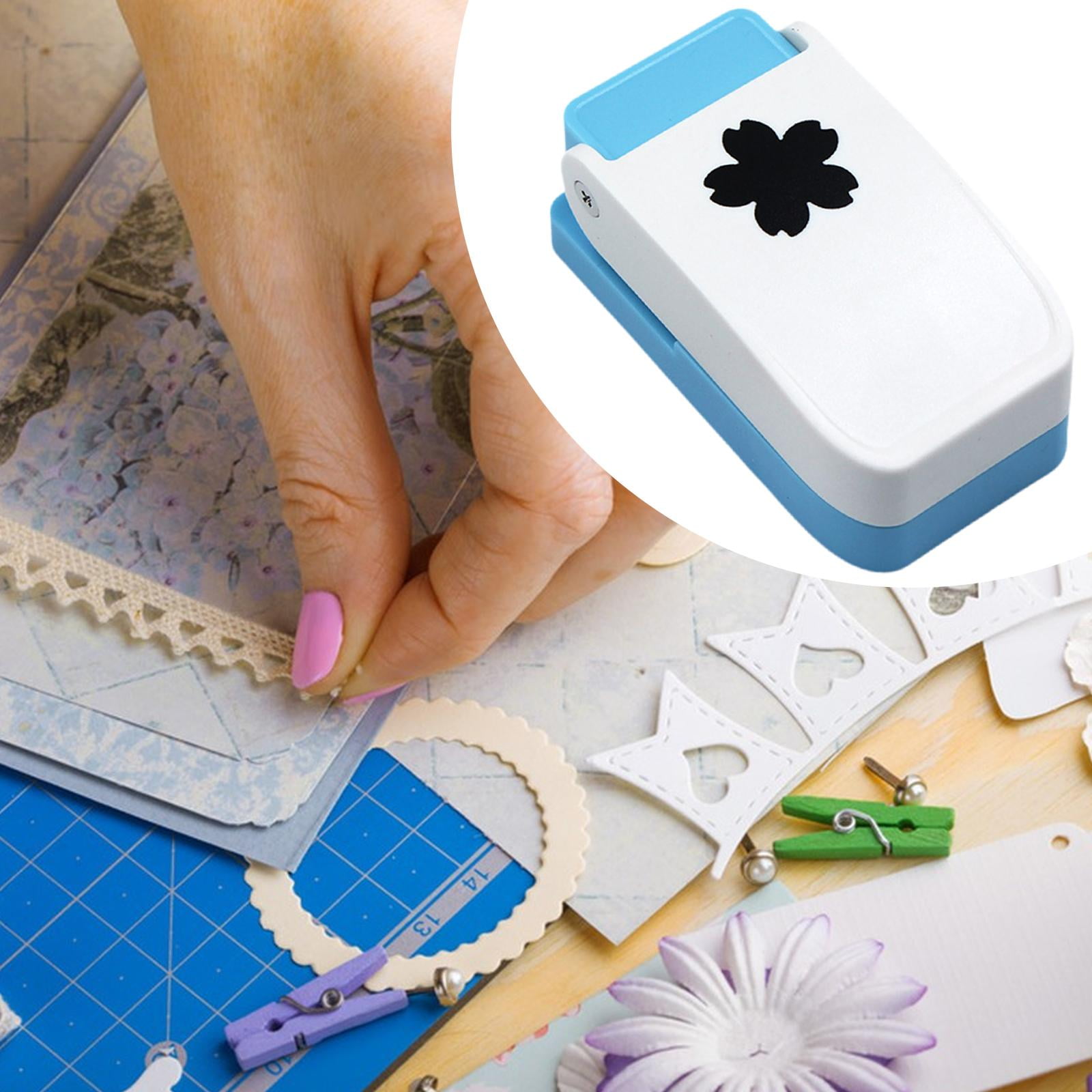 FVDPWYE Craft Hole Punch Multifunctional for Scrapbooking Gift Wrapping Envelopes Gift Tag Photos Paper Punching Easy to Use Portable cherry
