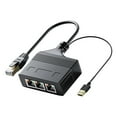 thumbnail image 2 of shamjina RJ 45 Ethernet Splitter Cable Ways with USB Power Cable Practical Network 1000Mbps, 2 of 8