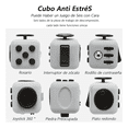 thumbnail image 4 of Cubo Anti Estrés 6 Caras ABS Fidget Cube Antiansiedad Eo Safe Imports Gris, 4 of 5