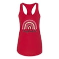 thumbnail image 3 of Waymaker Rainbow Inspirational/Christian Ladies Racerback Tank Top, Red, X-Large, 3 of 5