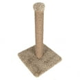thumbnail image 2 of Ware Pet Products Rope Scratching Post with Carpeted Base for Cats, 21”, 2 of 3