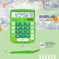 thumbnail image 4 of Catiga Electronics CD-8185 Dual Power Calculator, Large LCD & Buttons, 8 Digit (Green), 4 of 6