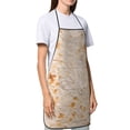 thumbnail image 4 of Pofeuu Tortilla Print Aprons with Pockets, Cute Aprons for Kitchen, Cooking, Server, Barber, Chef Apron, 4 of 7