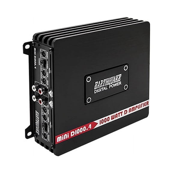 Earthquake Sound MINI D1500.2 Channel Class "D" Amplifier, 1500 Watts