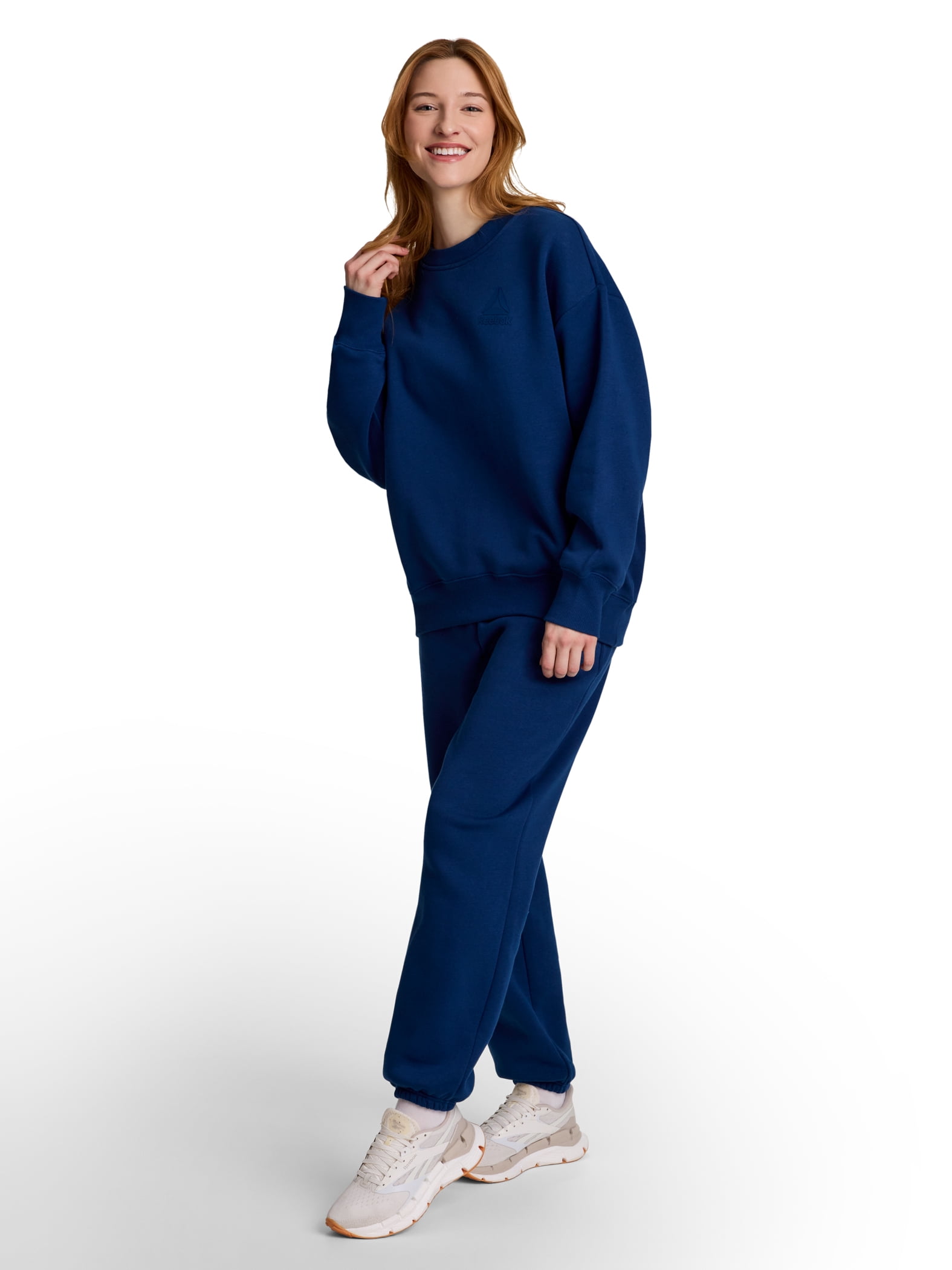 Reebok Women's and Women's Plus Weekender Oversized Cinched Hem Jogger, Sizes XS-4X