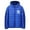 Blue, variant on Coat for Men Mens Jackets Fall Hooded Long Sleeved Zipper Pocket Outerwear Printed Leisure Jacket Loose Fit Work Tops Army Green