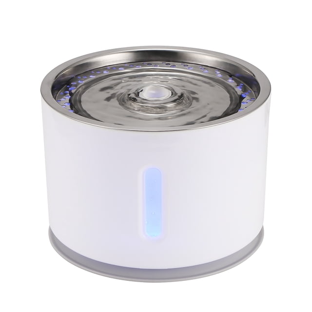 Fuente De Agua Filtración Reemplazable Fuente De Agua Automática Para Gatos Carbón Activado Silencioso Fuente De Agua De 2.4L Cable Usb seitruly PT001566-07