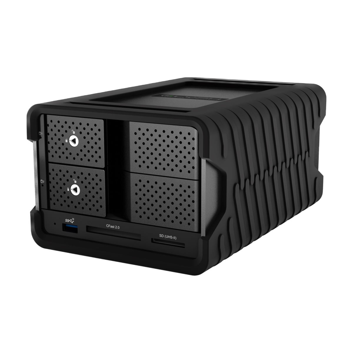 Glyph Technologies Blackbox PRO RAID 16TB (2x8TB) 2-Bay USB-C 3.2 Gen 2 RAID Array, Black